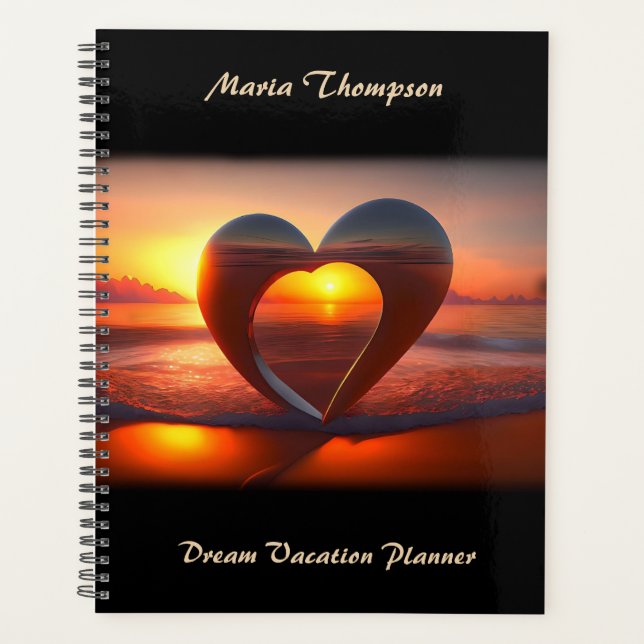 Planejador Personalizado - Feriado de Sonho - O qu (Frente)