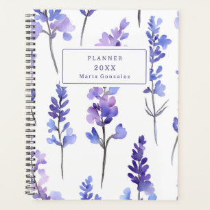 Planejador Personalizado Floral 2025 da Lavanda El