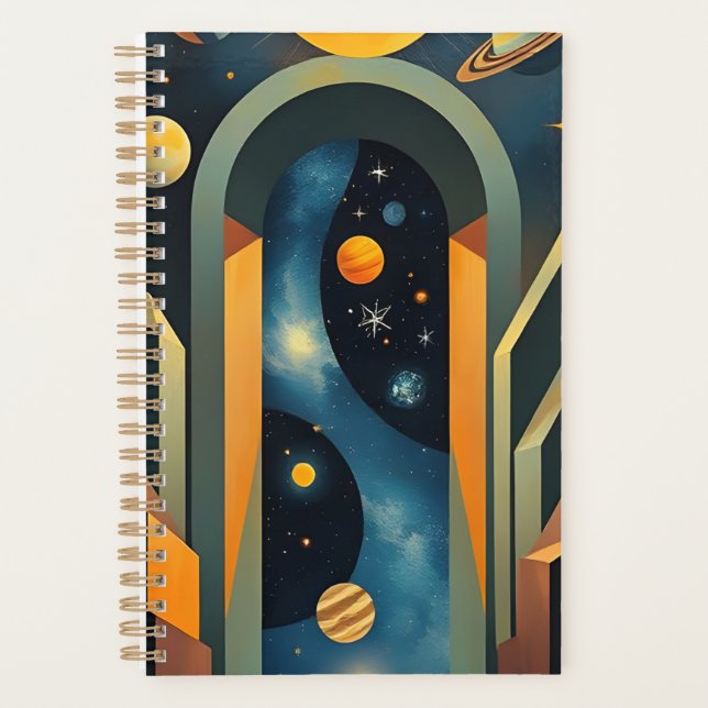 Planejador Personalizado - Mantenha-se Organizado (Frente)