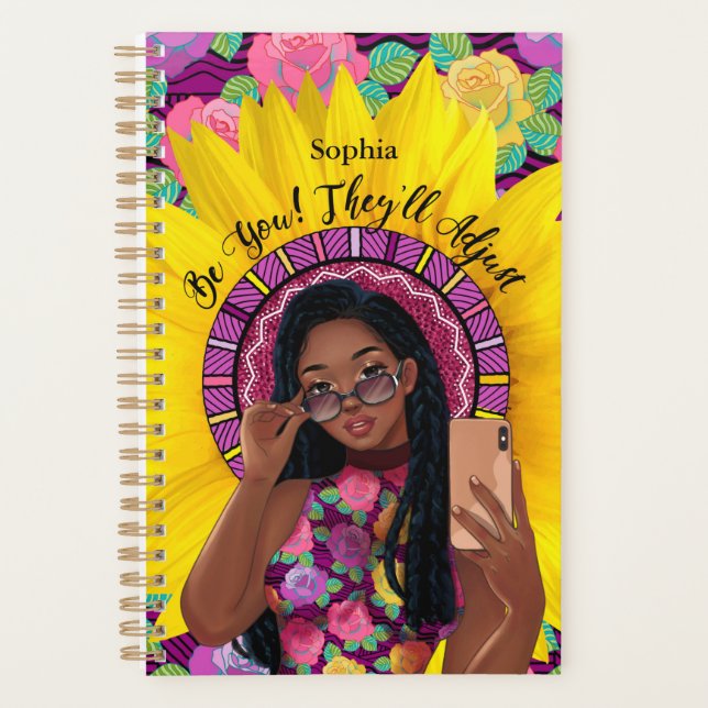 Planejador Personalizado para Mulheres Negras (Frente)