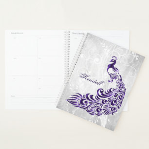 Planejador Personalizado Pavão Roxo