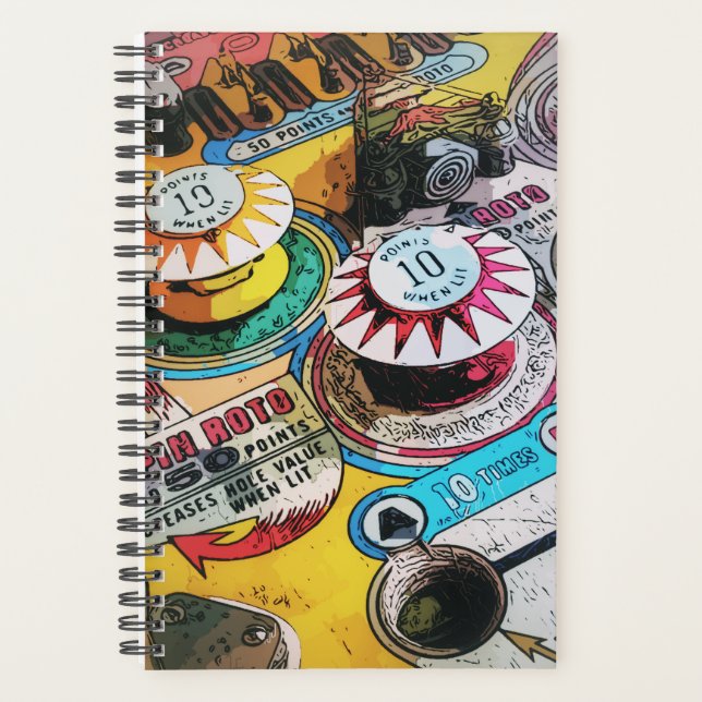 Planejador Pinball Retro (Frente)