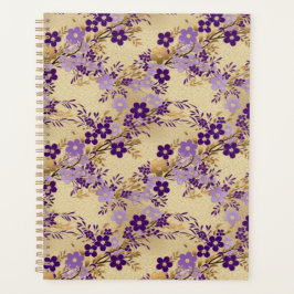 Planejador Purple Floral Chiyogami