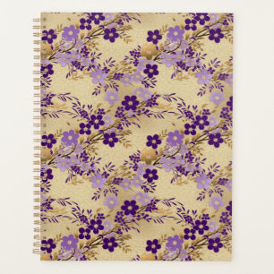 Planejador Purple Floral Chiyogami