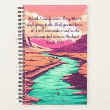 Planejador Rio Deserto Isaías 43:19 