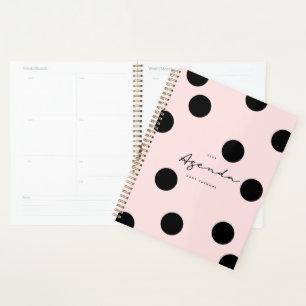 Planejador Rosa de Agenda