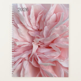 Planejador Semanal com Capa Floral Rosa Suave