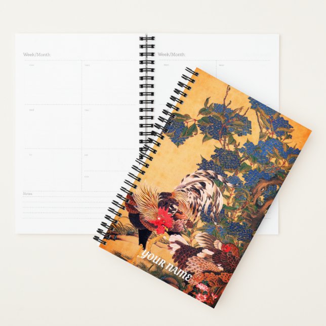 Planejador Semanal/Mensal de 8,5" x 11" PERSONALIZ (Exibição)