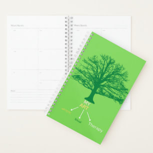Planejador Semanal/Mensal, Verde