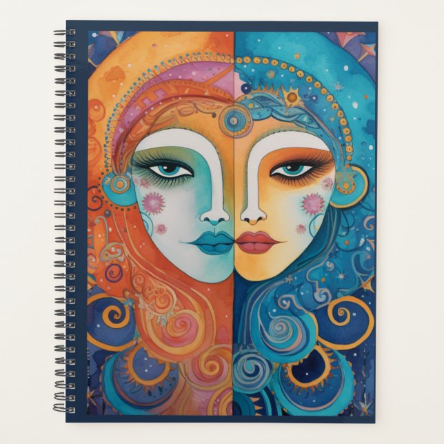 Planejador Vibrante 12 Meses Não Atualizado (Frente)