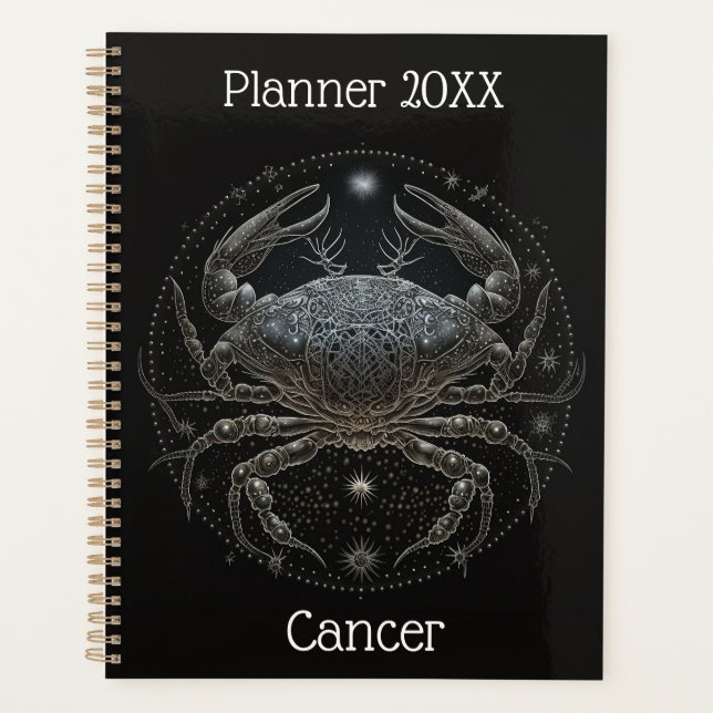 Planejador Zodiac do cancer (Frente)