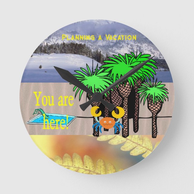 Planejando um Relógio de Férias (Frente)