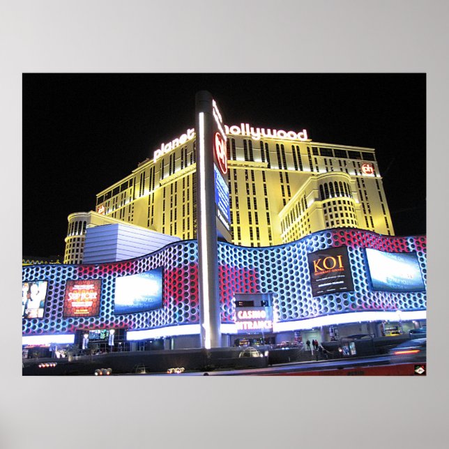 Planet Hollywood Las Vegas Photo Poster (Frente)