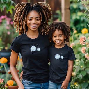 Planeta Azul Mãe e Eu Camisetas Combinando