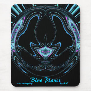 Planeta azul Mousepad