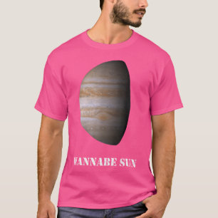 Planeta de Camisas Astronômicas de Jupiter Sun Wan