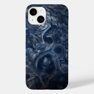 Planeta Júpiter Blues Azul Branco Juno Cam Swirlin