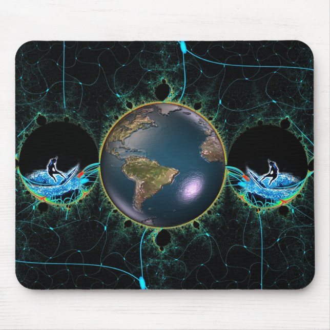 Planeta Mousepad do surf (Frente)