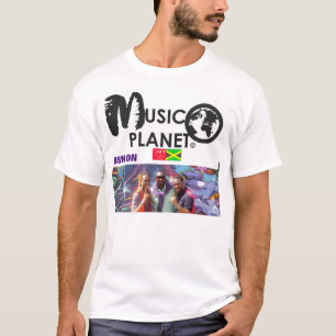 PLANETA MUSICAL Camiseta Básica Masculina DSHON