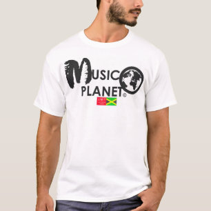 PLANETA MUSICAL nova Camiseta Básica Masculina