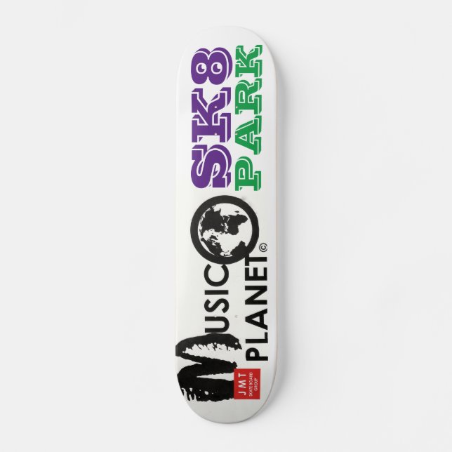 PLANETA MUSICAL SK8 PARK Skateboard (Frente)