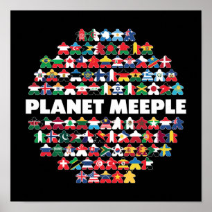 Planeta, Poster de Texto Branco