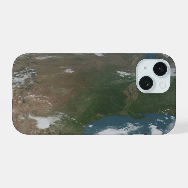 Planeta Terra Panorâmico E Os EUA. 2 (Verso Horizontal)