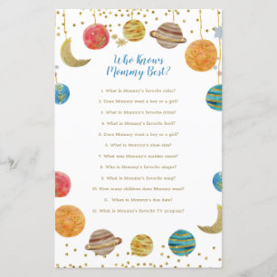 Planetas Chá de fraldas Externo Que Conhece Melhor