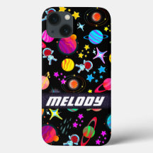 planetas do espaço exterior coloridos estrelas da