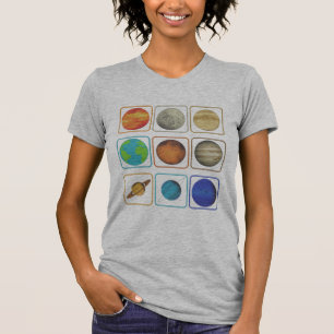 Planetas do Sistema Solar - Camisa T