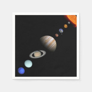 PLANETAS dos guardanapo de papel feitos sob