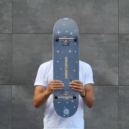 Planetas e foguetes, skate espacial externo