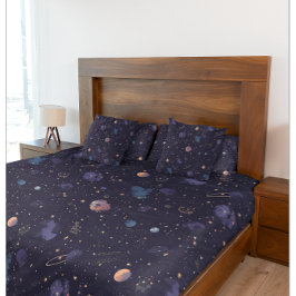 Planetas Espaciais Escuros Estrelas Padrão Nebula