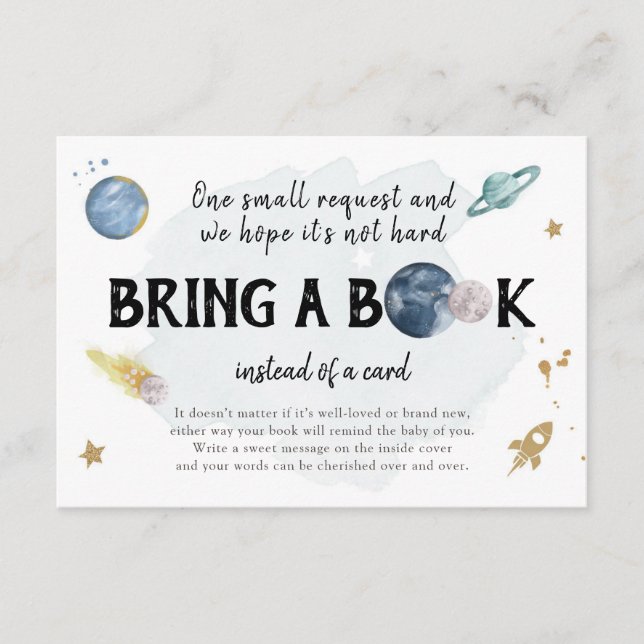 Planetas espaciais externos Tragam um Cartão de In (Frente)