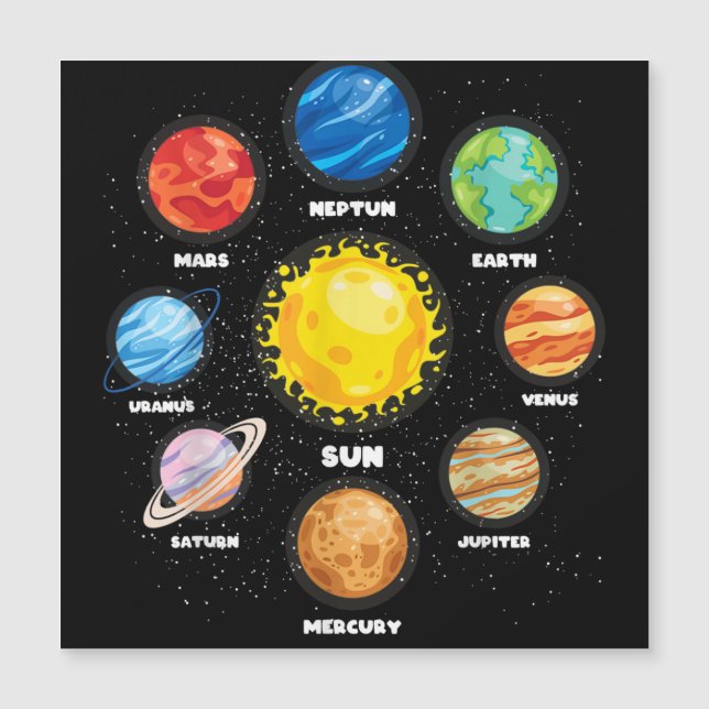 Planetas Sun Espaço Astronauta do Cientista Espaci (Frente)