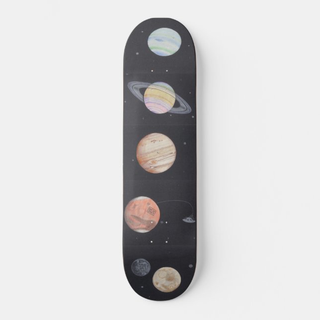 PLANETS skateboard (Frente)