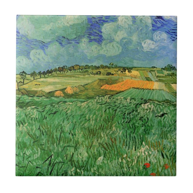 Planície perto de Auvers de Vincent van Gogh (Frente)