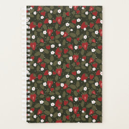 Planificador de morango pequeno | planejador fofo