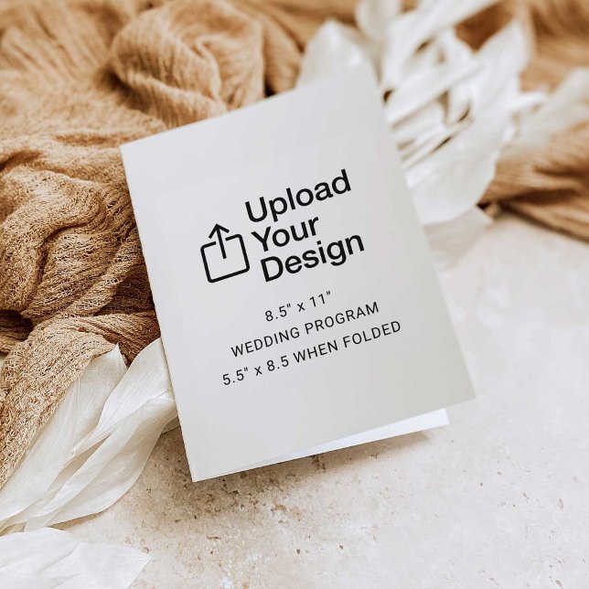 Planilha de 8,5" x 11" - Programas de Casamento Do (Criador carregado)