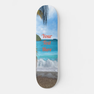 Planilha de Skateboard de Praia Personalizada