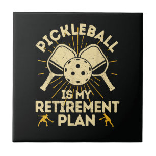 Plano de Aposentadoria Engraçado de Pickleball Vin