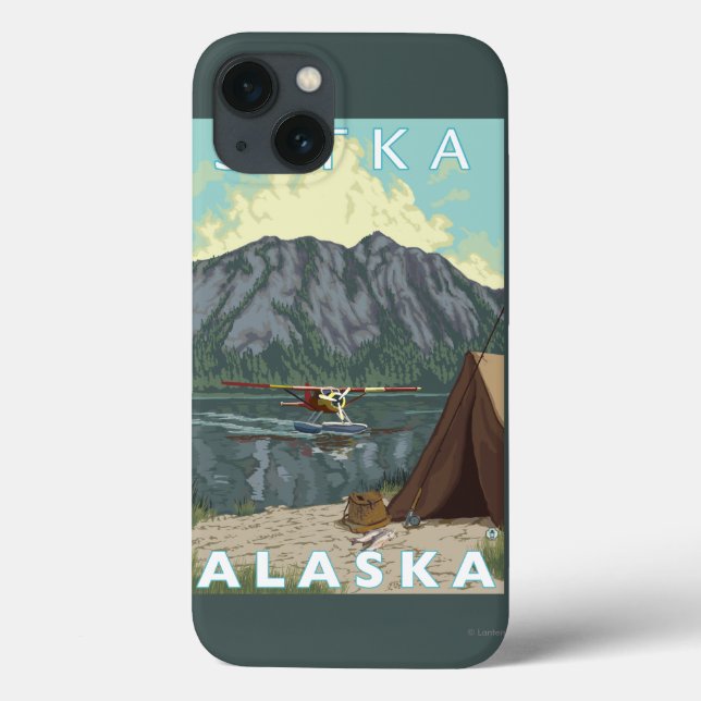 Plano de Bush & pesca - Sitka, Alaska (Verso)