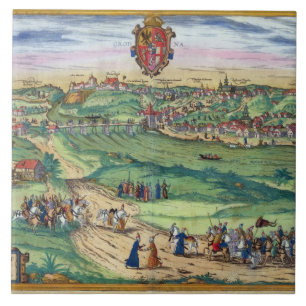 Plano de cidade de Grodno, 'de Civitates Orbis