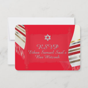 Plano de fundo PixDezines RSVP MITZVAH/RED TALLIT/