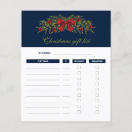Plano de Lista de Presentes de Natal - Guarlanda d