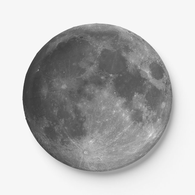 Plano de papel. Lua fotográfica 01. Prato de Papel (Frente)