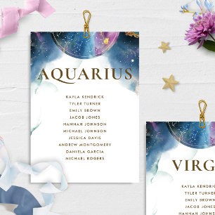 Plano de Sessão Aquarius Celestial com Nome do Co