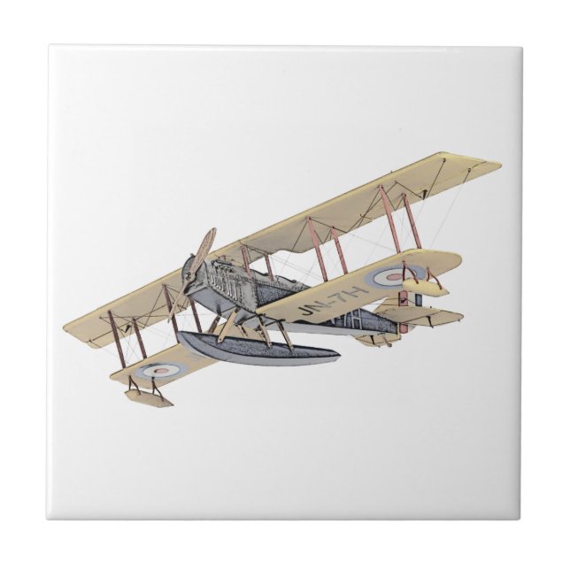 Plano do flutuador de Curtiss JN-4 Jenny (Frente)