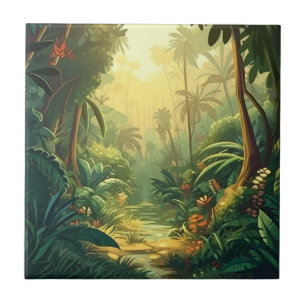 plano exótico de vegetação exótica da selva tropic
