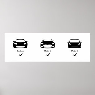 Plano Mestre Tesla   Matte Poster